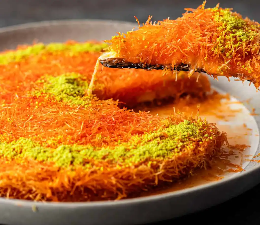 Knafeh Palestinian cuisine