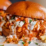 Buffalo Chicken Sloppy Joes