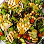 Grilled Halloumi Salad