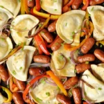 Pierogi and Kielbasa Sheet Pan