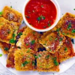 Toasted Ravioli salad
