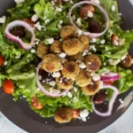 Baked Mini Falafel Salad
