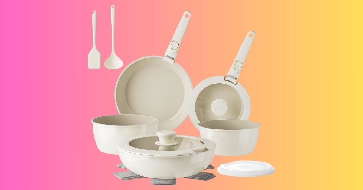 Redchef Pans and Pots Set Nonstick, Ceramic Cookware Set