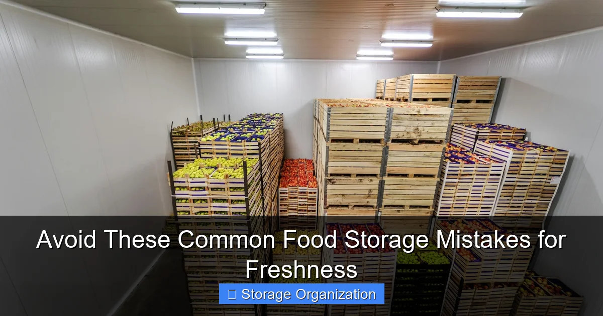 Avoid These Common Food Storage Mistakes for Freshness
