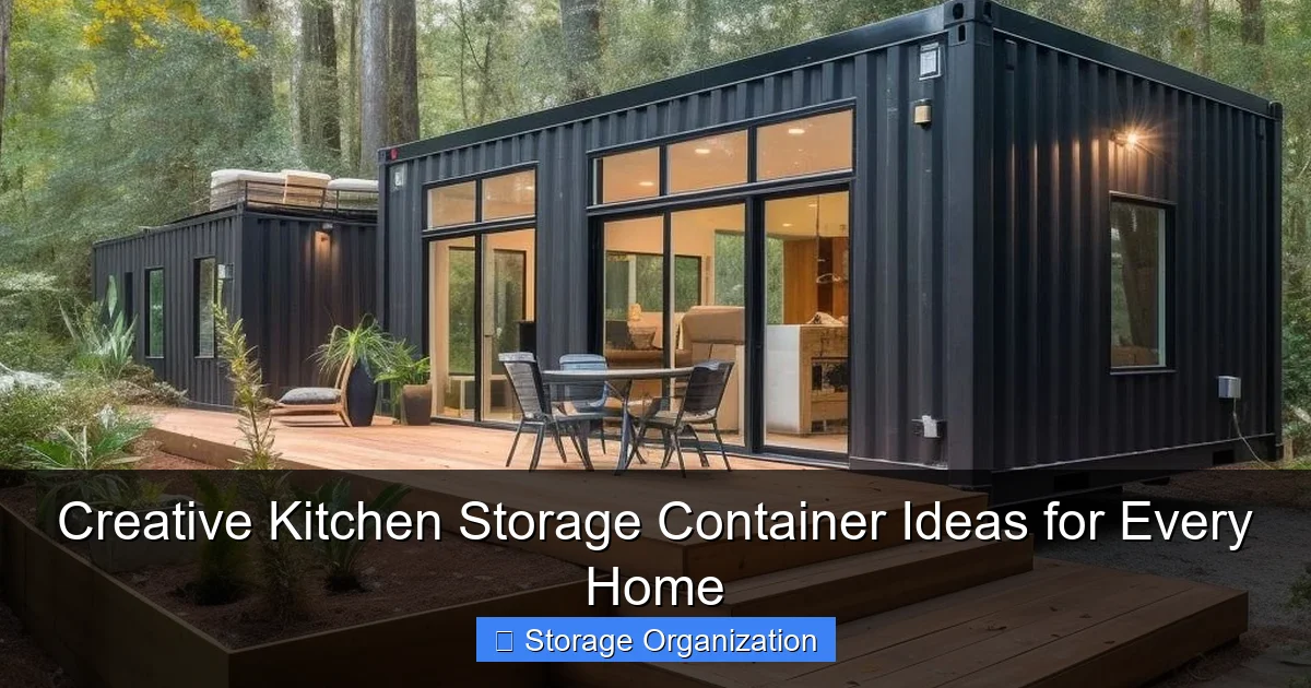 Creative Kitchen Storage Container Ideas for Every Home