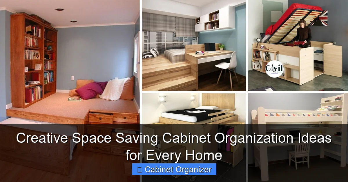 Creative Space Saving Cabinet Organization Ideas for Every Home