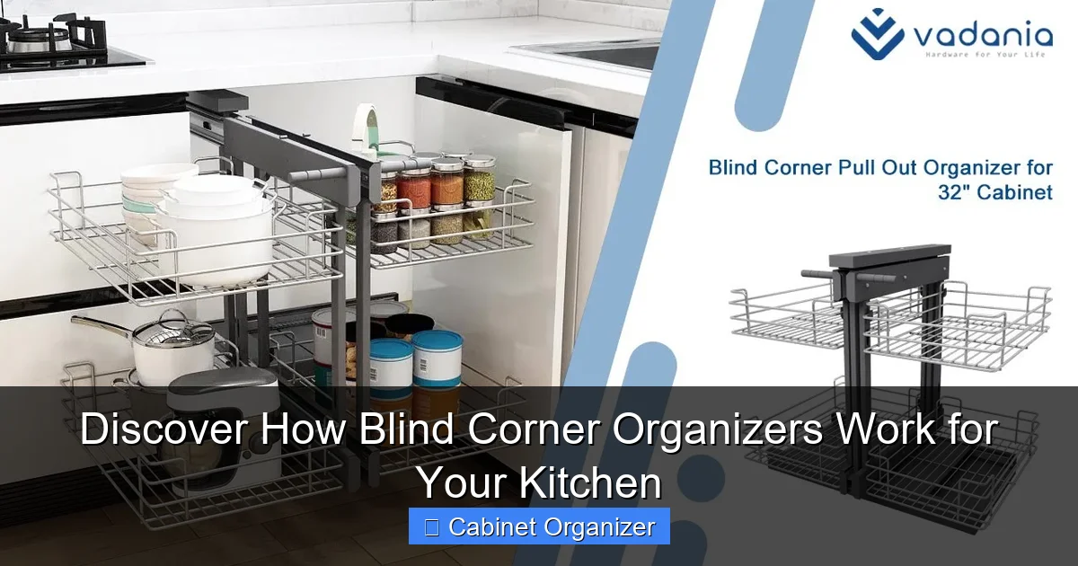 Discover How Blind Corner Organizers Work for Your Kitchen