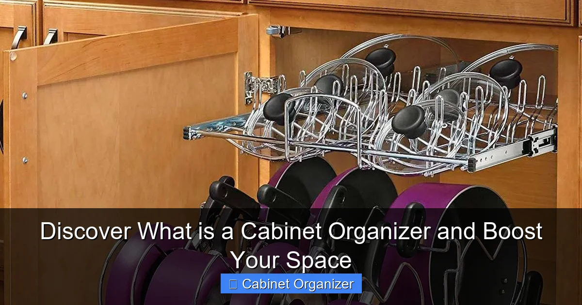 Discover What is a Cabinet Organizer and Boost Your Space