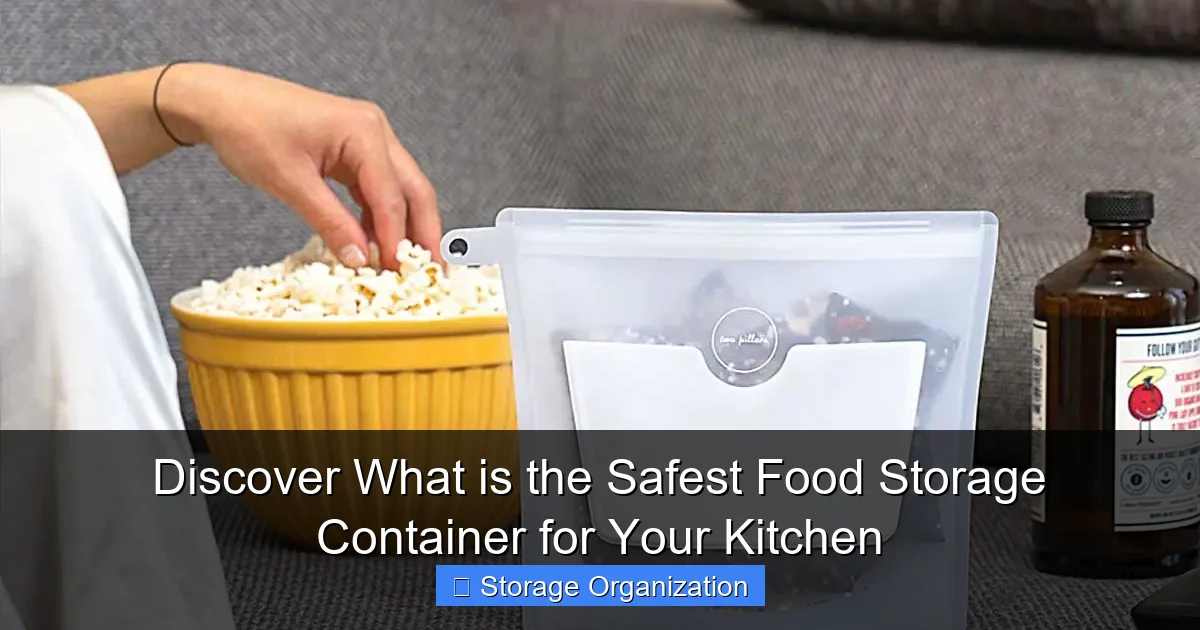 Discover What is the Safest Food Storage Container for Your Kitchen