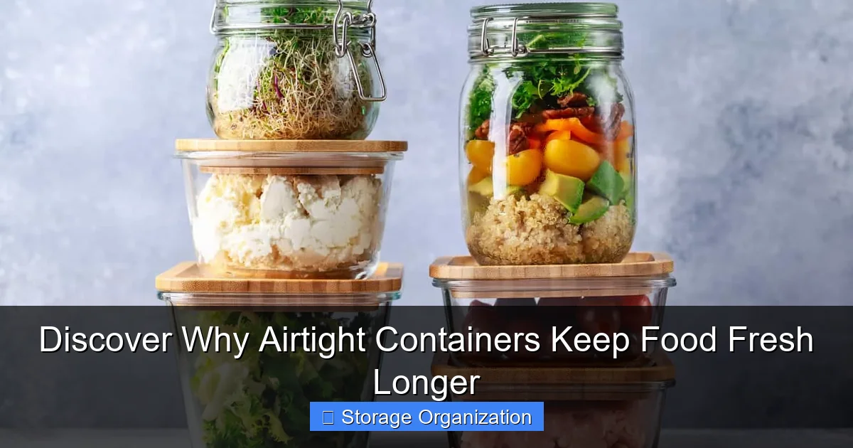 Discover Why Airtight Containers Keep Food Fresh Longer