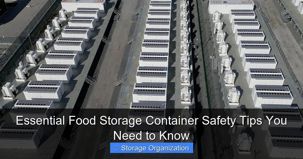 Essential Food Storage Container Safety Tips You Need to Know