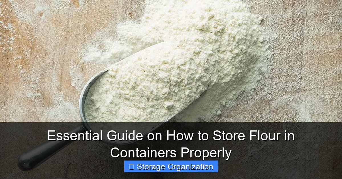 Essential Guide on How to Store Flour in Containers Properly