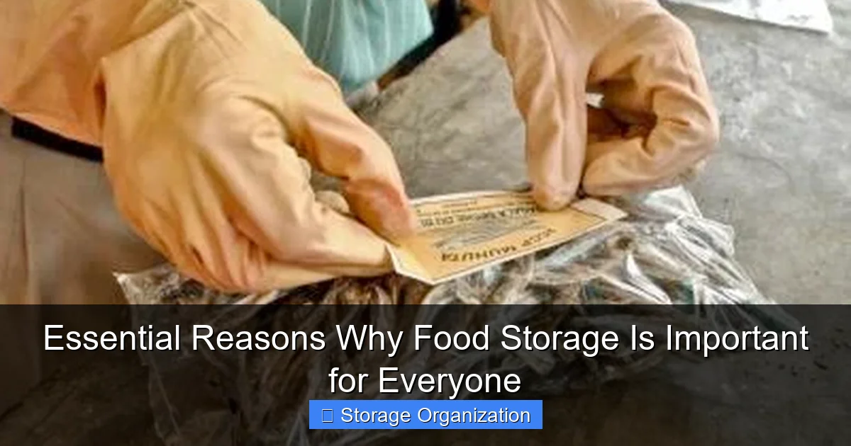 Essential Reasons Why Food Storage Is Important for Everyone