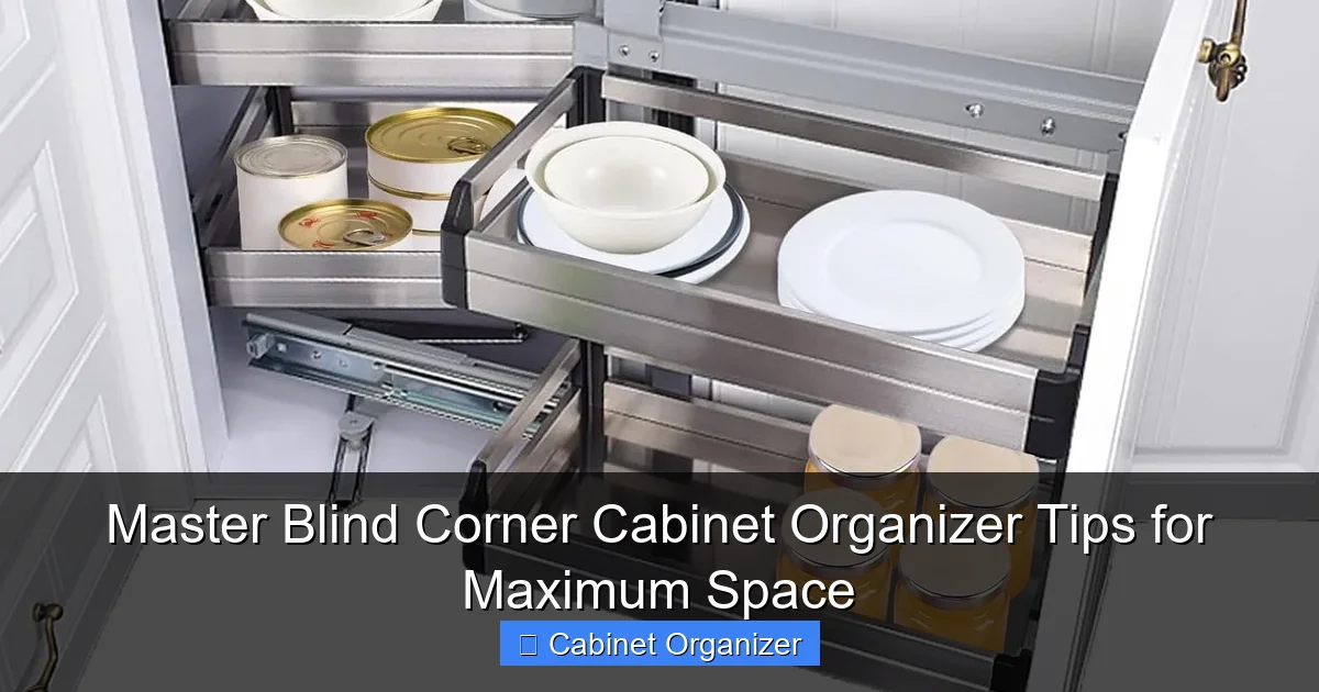 Master Blind Corner Cabinet Organizer Tips for Maximum Space