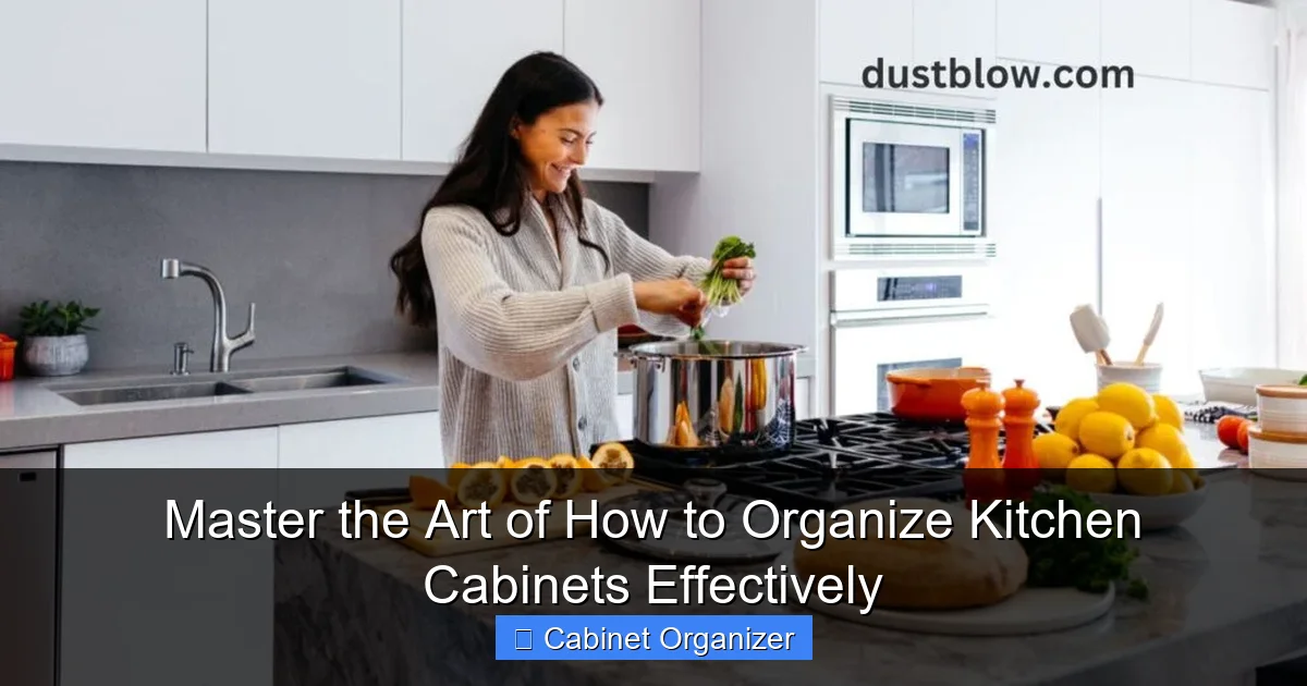 Master the Art of How to Organize Kitchen Cabinets Effectively