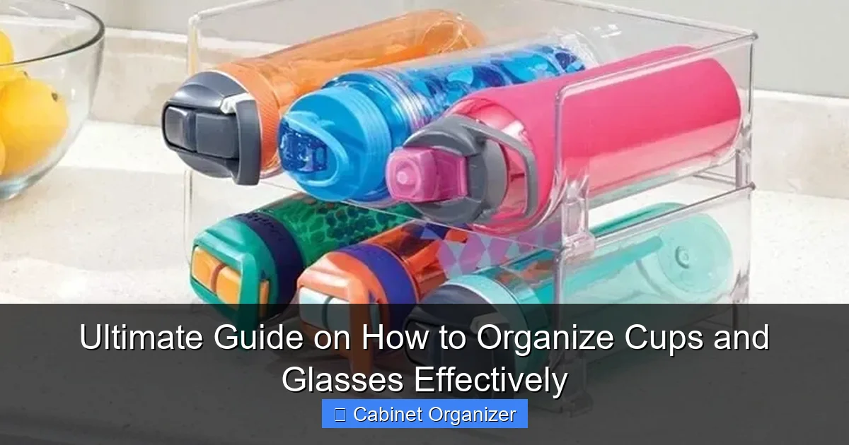 Ultimate Guide on How to Organize Cups and Glasses Effectively