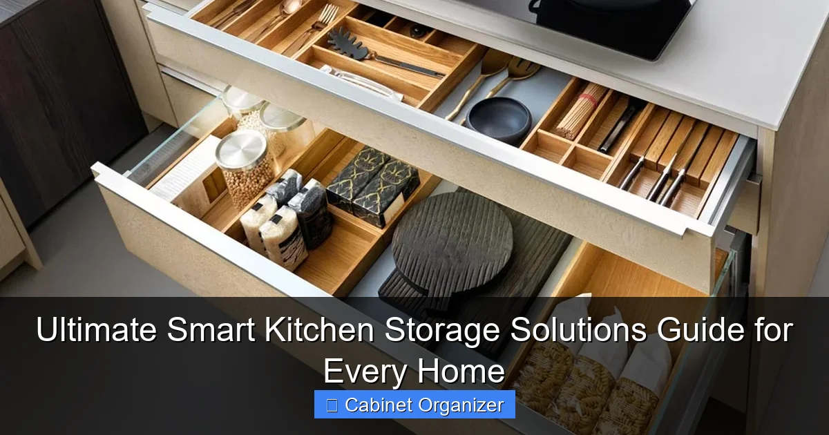 Ultimate Smart Kitchen Storage Solutions Guide for Every Home